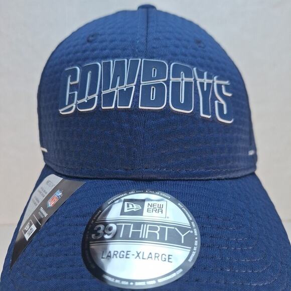 Dallas Cowboys New Era NFL 39THIRTY Hat Cap Size L/XL Blue - Picture 2 of 7